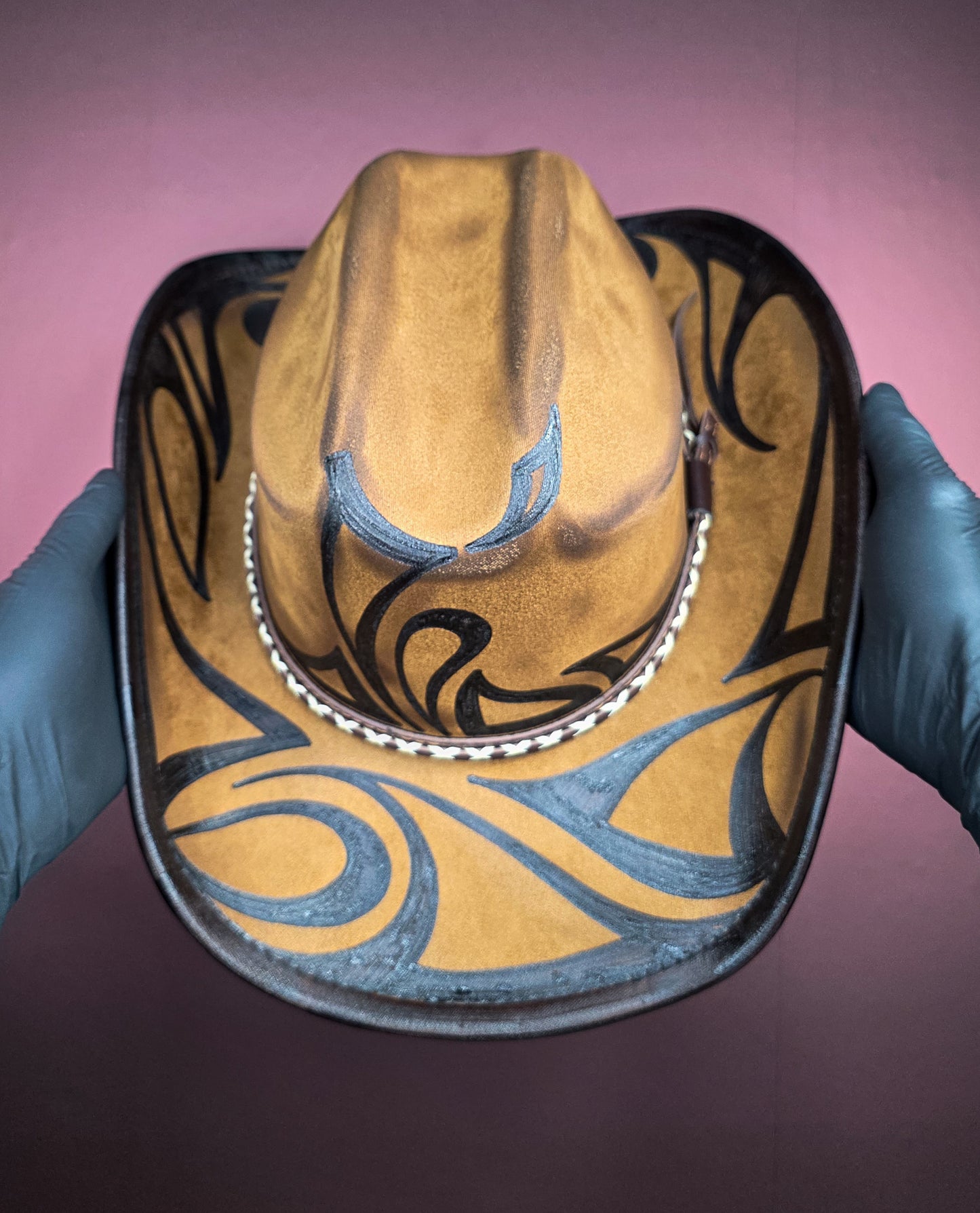 Torched Wheat Wide Brim Cowboy Hat