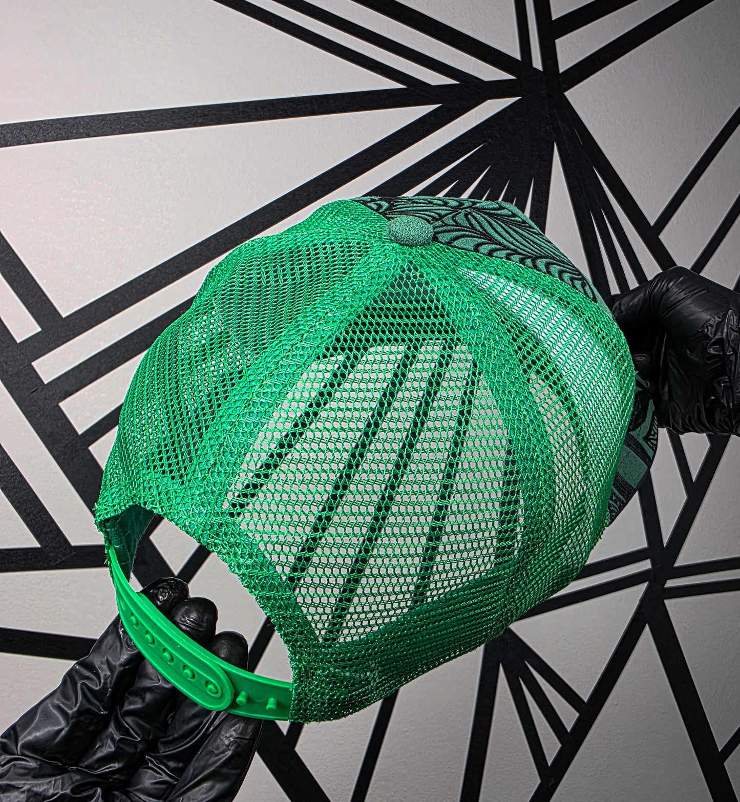 Green Trucker Mesh Snapback