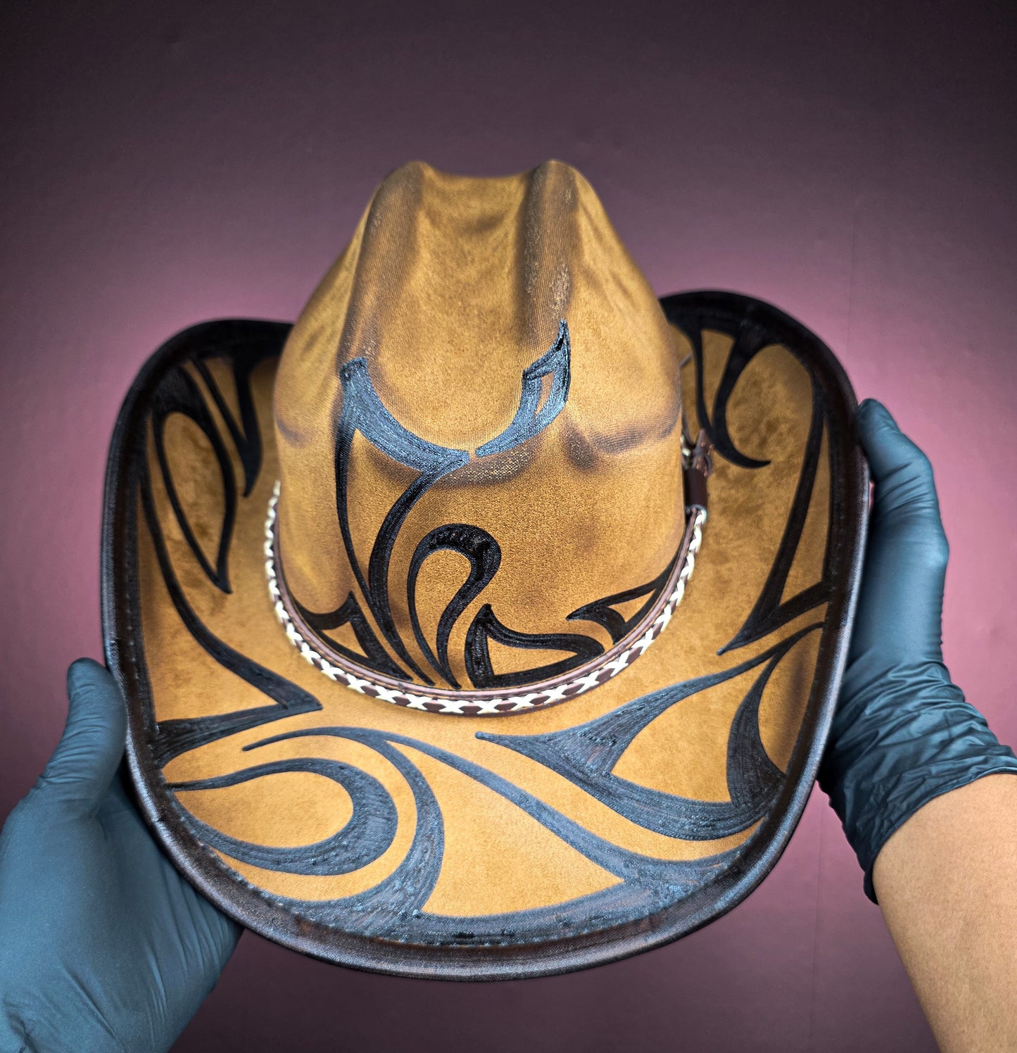 Torched Wheat Wide Brim Cowboy Hat