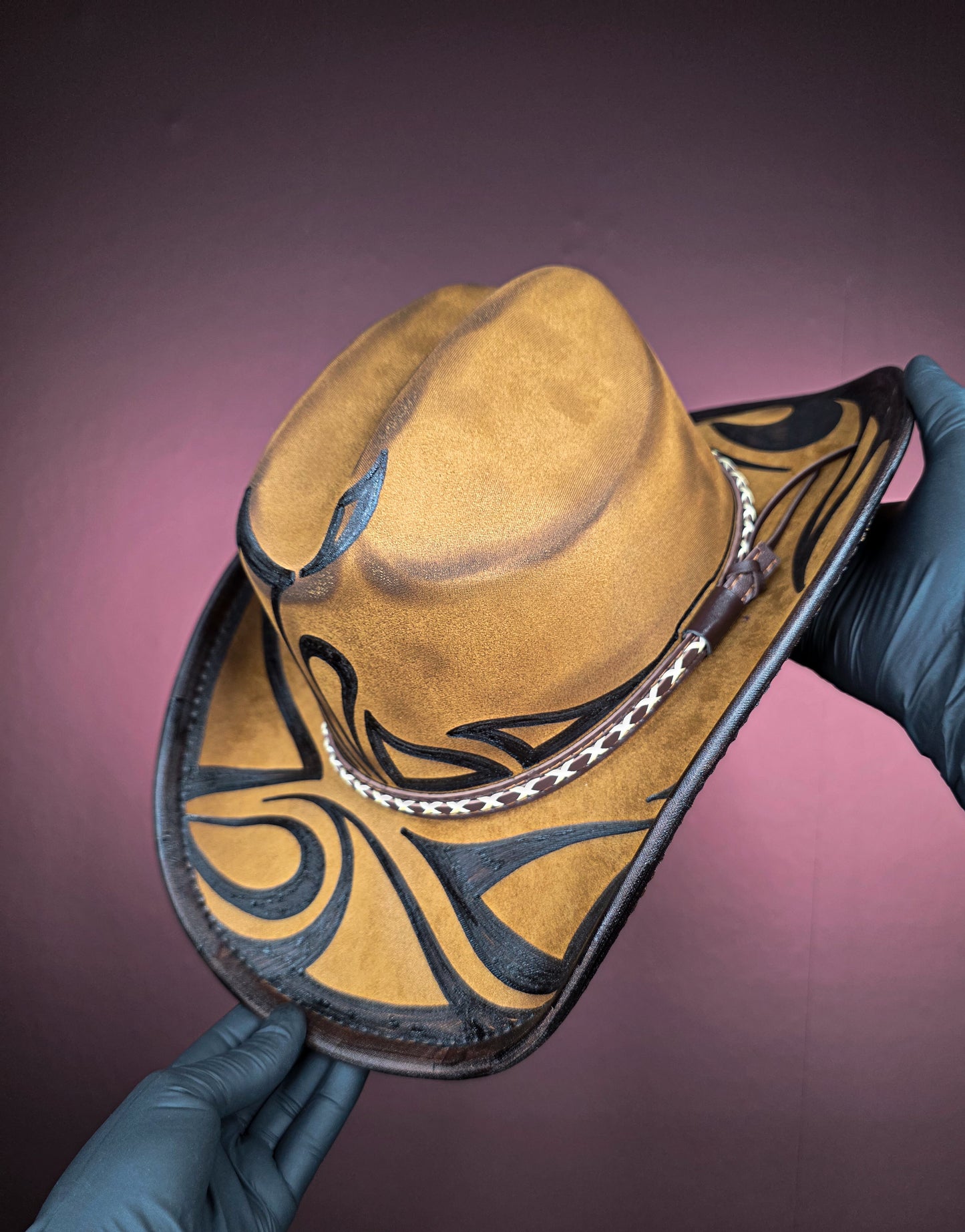 Torched Wheat Wide Brim Cowboy Hat
