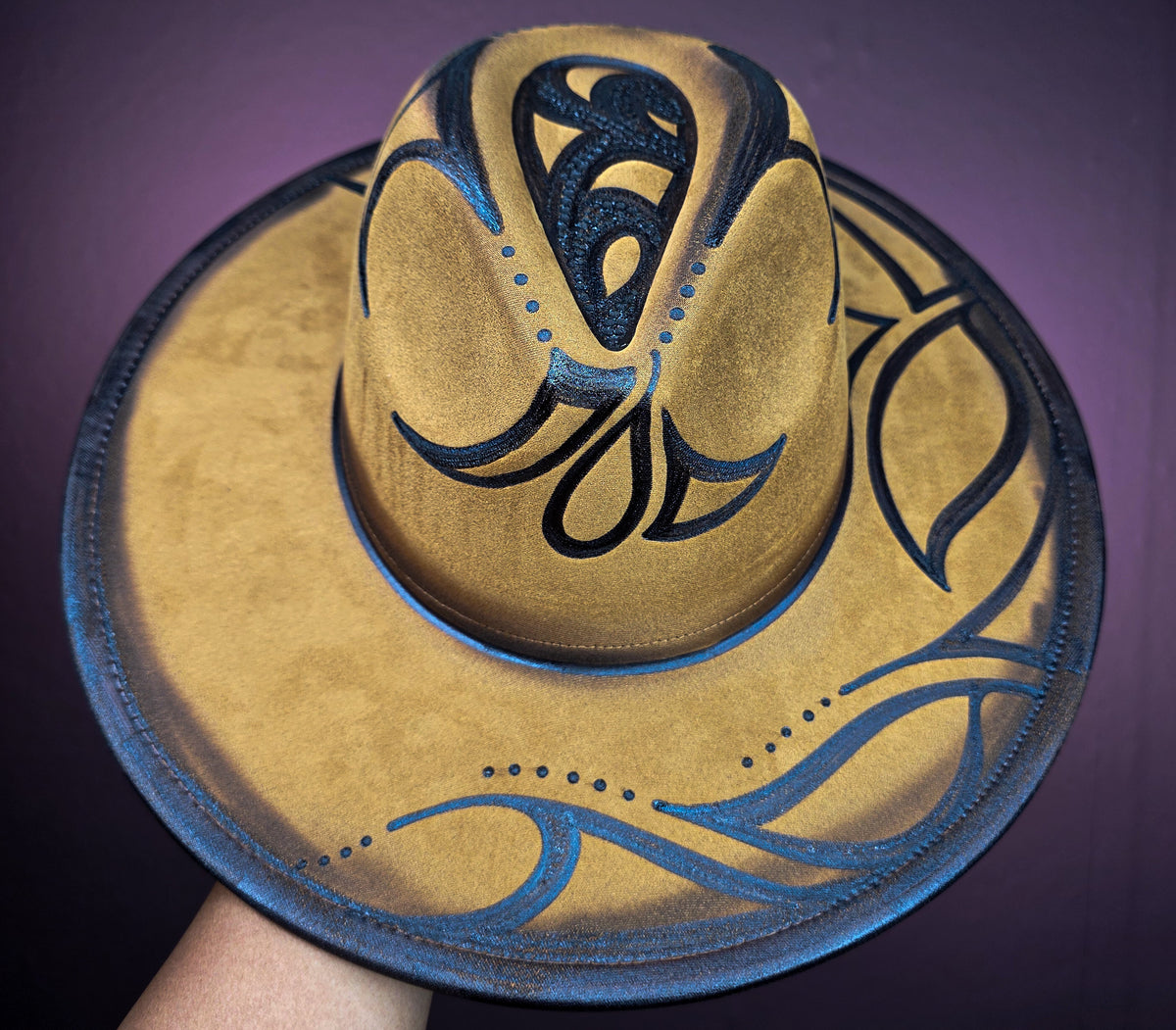 Torched Wheat Wide Brim Fedora III
