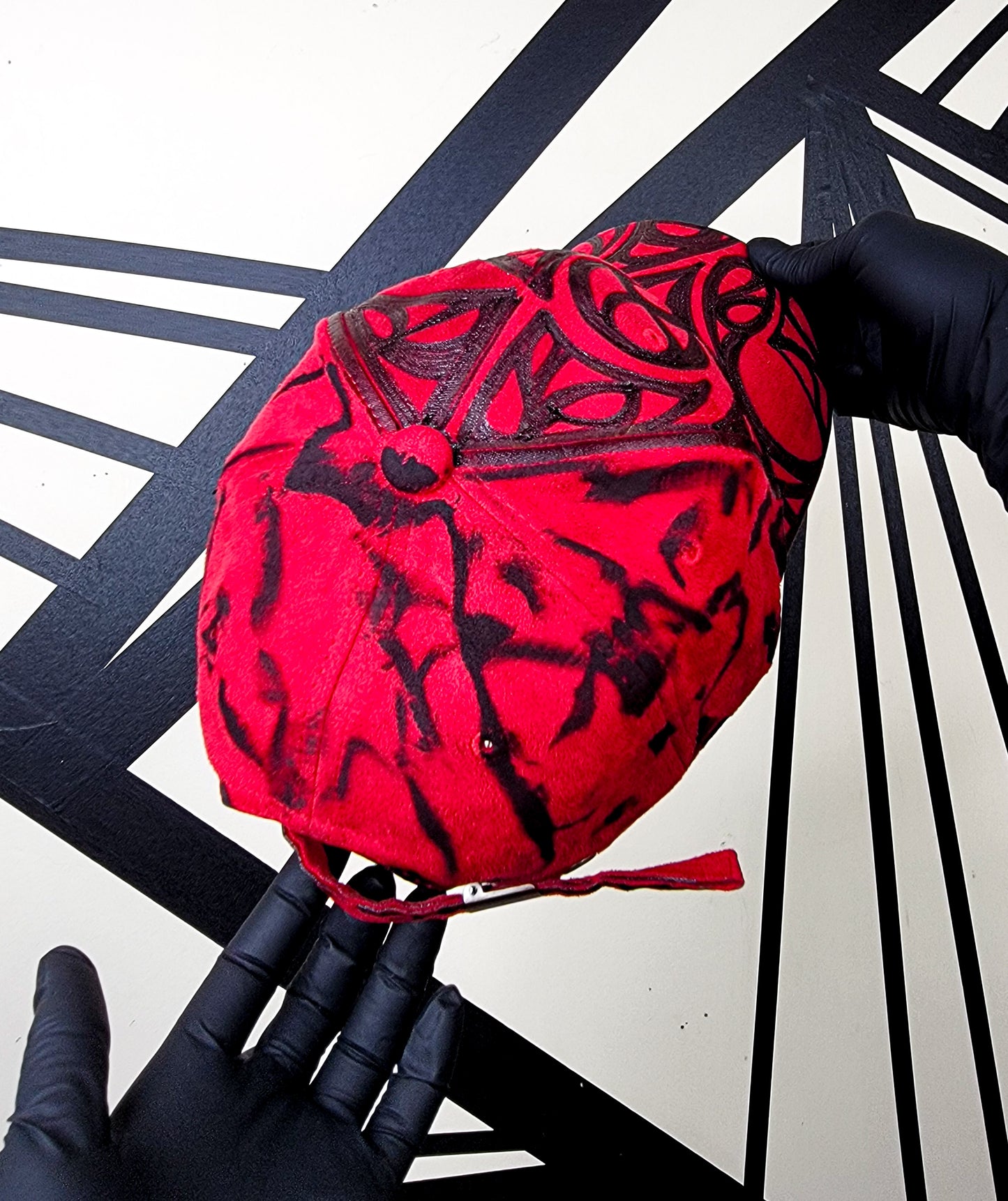 Crimson/Black Baseball Cap