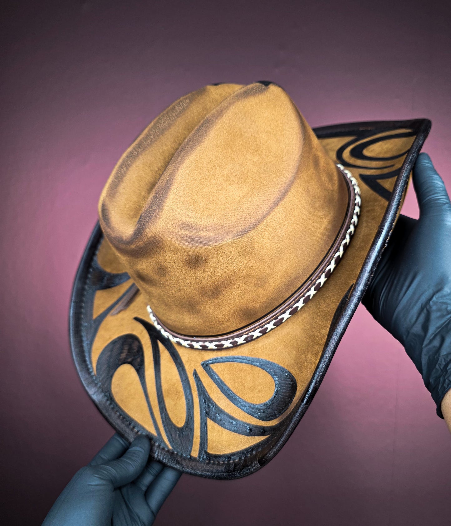 Torched Wheat Wide Brim Cowboy Hat