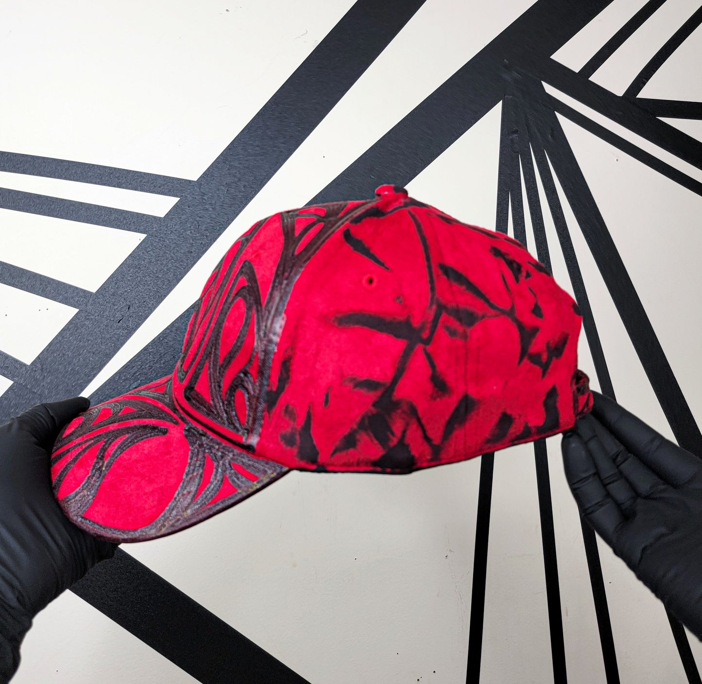 Crimson/Black Baseball Cap